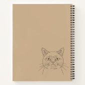 gruwelijke kat notitieboek (Achterkant)