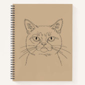 gruwelijke kat notitieboek (Voorkant)