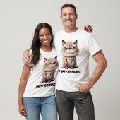 gruwelijke kat t-shirt (Unisex)