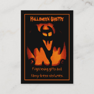 Gruyal Vampire Bat Silhouette Halloween Store Visitekaartje