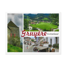 Gruyère Zwitserland briefkaart