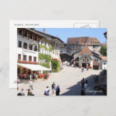 Gruyères, Switzerland postcard Briefkaart (Voorkant / Achterkant)
