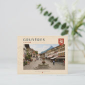 Gruyères - Zwitserland Briefkaart (Staand voorkant)
