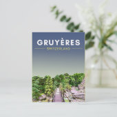 Gruyeres Zwitserland Briefkaart (Staand voorkant)