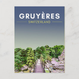  Gruyeres Zwitserland Briefkaart