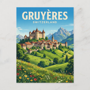 Gruyères Zwitserland Briefkaart