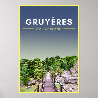 Gruyeres Zwitserland Poster