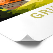 Gruyeres Zwitserland Reisprint Poster (Hoek)