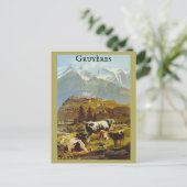  Gruyères Zwitserland Swiss Travel Briefkaart (Staand voorkant)