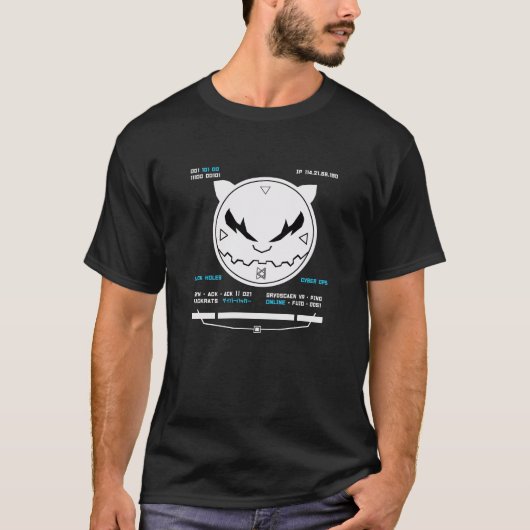 grydscaen anime "Black Holes" Logo T-shirt (Voorkant)