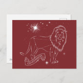 GRYFFINDOR™ Constellatie Grafiek Feestdagenkaart (Voorkant / Achterkant)