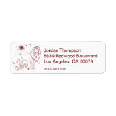 GRYFFINDOR™-constellatie Grafisch Etiket (Voorkant)