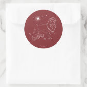 GRYFFINDOR™-constellatie Grafisch Ronde Sticker (Tas)