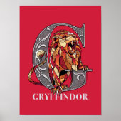 GRYFFINDOR™ Crosshatched Emblem Poster (Voorkant)
