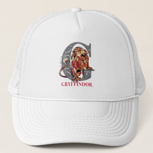 GRYFFINDOR™ Crosshatched Emblem Trucker Pet (Voorkant)
