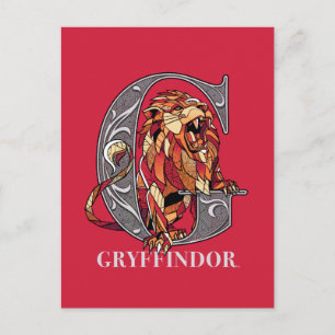 GRYFFINDOR™ Crosshatched Emblem Uitnodiging Briefkaart