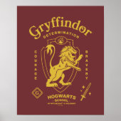 GRYFFINDOR™ Determination Courage Bravery Crest Poster (Voorkant)