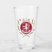 GRYFFINDOR™ Holiday Bauble Graphic Glas (Voorkant)