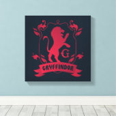 GRYFFINDOR™ House Crest Canvas Afdruk (Insitu (Houten vloer))