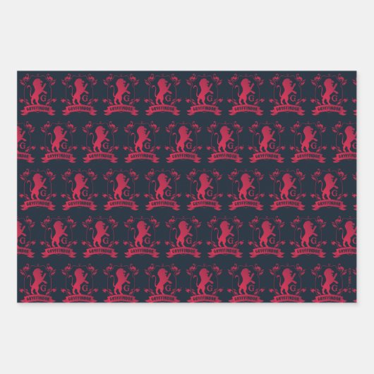 GRYFFINDOR™ House Crest Inpakpapier Vel (Voorkant 3)