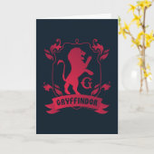 GRYFFINDOR™ House Crest Kaart (Gele Bloem)