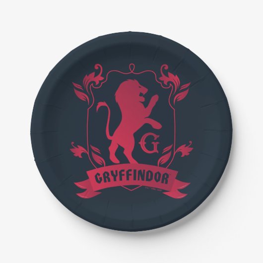 GRYFFINDOR™ House Crest Papieren Bordje (Voorkant)