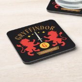 GRYFFINDOR™ House Double Lion Sword Graphic Bier Onderzetter (Linkerzijde)