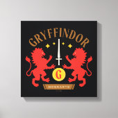 GRYFFINDOR™ House Double Lion Sword Graphic Canvas Afdruk (Voorkant)
