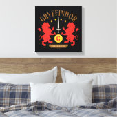 GRYFFINDOR™ House Double Lion Sword Graphic Canvas Afdruk (Insitu (Slaapkamer))