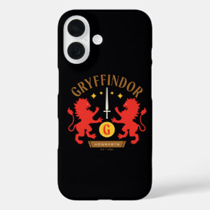 GRYFFINDOR™ House Double Lion Sword Graphic iPhone 16 Hoesje