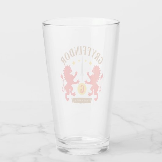 GRYFFINDOR™ House Double Lion Sword Graphic Glas (Achterkant)