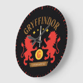 GRYFFINDOR™ House Double Lion Sword Graphic Grote Klok (Hoek)