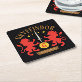 GRYFFINDOR™ House Double Lion Sword Graphic Kartonnen Onderzetters (Schuin)