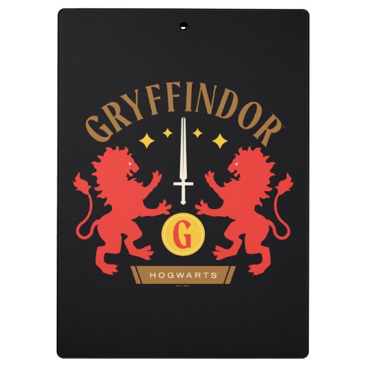 GRYFFINDOR™ House Double Lion Sword Graphic Klembord (Achterkant)