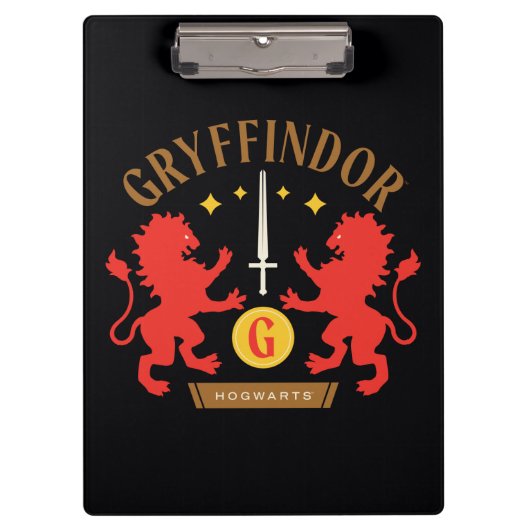 GRYFFINDOR™ House Double Lion Sword Graphic Klembord (Voorkant)