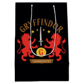 GRYFFINDOR™ House Double Lion Sword Graphic Medium Cadeauzakje (Achterkant)