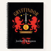 GRYFFINDOR™ House Double Lion Sword Graphic Notitieboek (Voorkant)