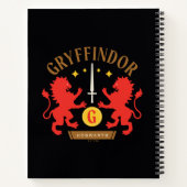GRYFFINDOR™ House Double Lion Sword Graphic Notitieboek (Achterkant)
