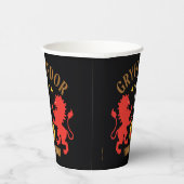 GRYFFINDOR™ House Double Lion Sword Graphic Papieren Bekers (Rechts)