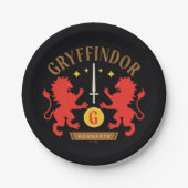 GRYFFINDOR™ House Double Lion Sword Graphic Papieren Bordje (Voorkant)