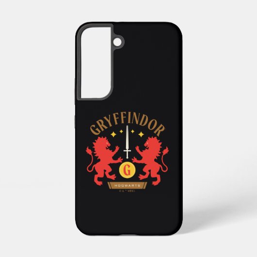 GRYFFINDOR™ House Double Lion Sword Graphic Samsung Galaxy Hoesje (Achterkant)