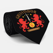 GRYFFINDOR™ House Double Lion Sword Graphic Stropdas (Opgerold)