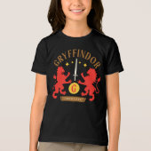 GRYFFINDOR™ House Double Lion Sword Graphic Tri-Blend Shirt (Voorkant)