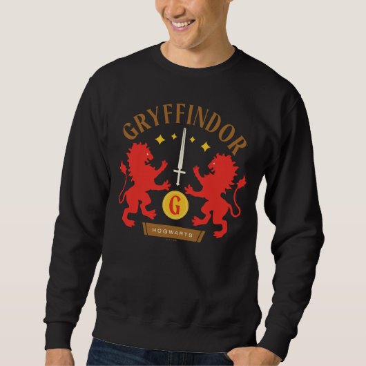 GRYFFINDOR™ House Double Lion Sword Graphic Trui (Voorkant)