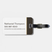 GRYFFINDOR™ Huis Dapper in hart en nieren Bagagelabel (Achterkant horizontaal)