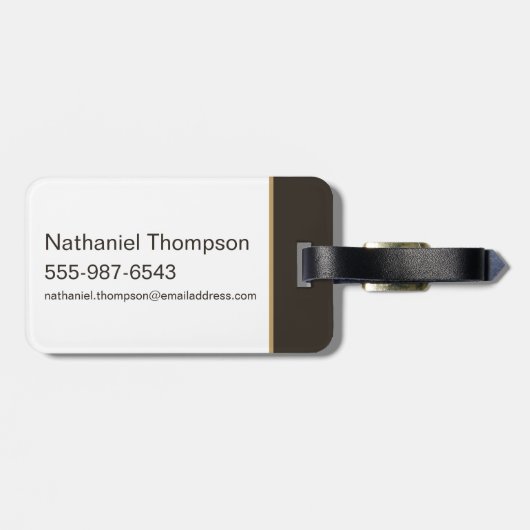 GRYFFINDOR™ Huis Dapper in hart en nieren Bagagelabel (Achterkant horizontaal)