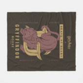 GRYFFINDOR™ Huis Dapper in hart en nieren Fleece Deken (Voorkant (Horizontaal))
