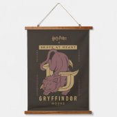 GRYFFINDOR™ Huis Dapper in hart en nieren Hangend Wandkleed (Voorkant)