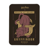 GRYFFINDOR™ Huis Dapper in hart en nieren Magneet (Verticaal)