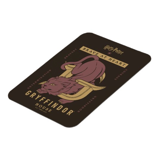 GRYFFINDOR™ Huis Dapper in hart en nieren Magneet (Linkerzijde)